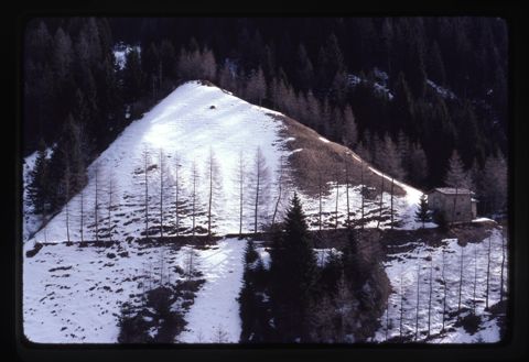 Paesaggio invernale a Valleve