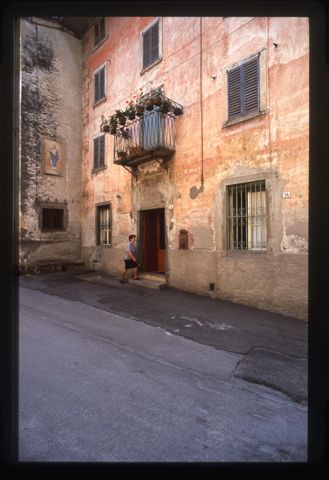 Facciata di un edificio a Valnegra