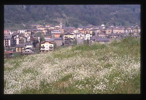 Panorama di Piazza Brembana