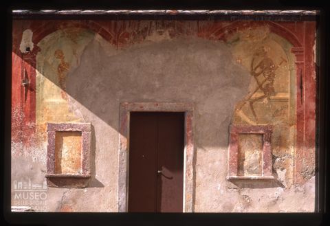 Facciata dell'ossario di Ornica