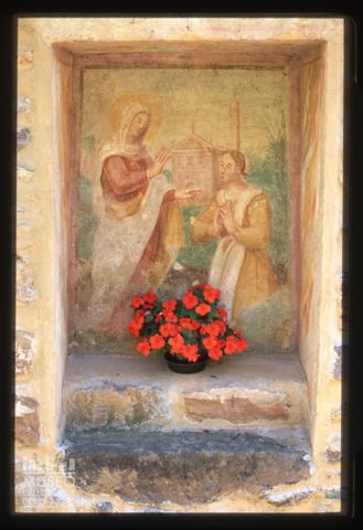 Nicchia con dipinto votivo