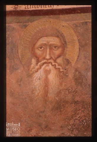 Affresco raffigurante Sant'Antonio Abate a Cornalita