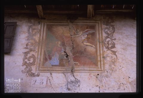 Dipinto raffigurante l'Annunciazione a Cornalita