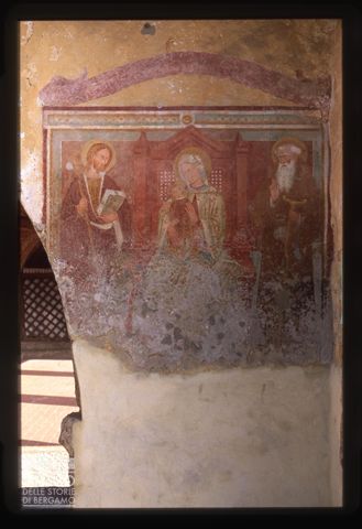 Affresco nella chiesa del Corpus Domini a Cornalita