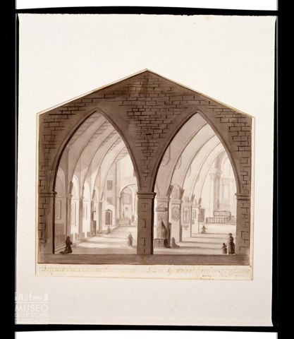 Prospetto interno della chiesa parrocchiale di San Giovanni Bianco