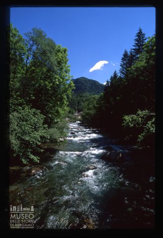 Il Brembo visto dal Ponte Chiarello