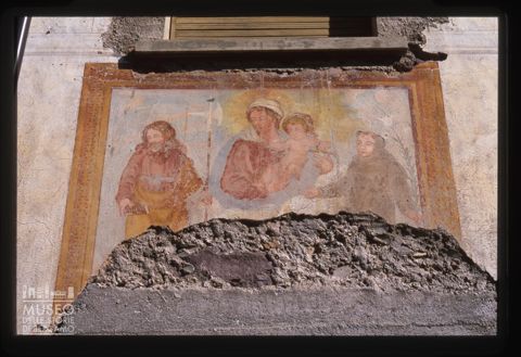 Affresco nella Contrada Curto