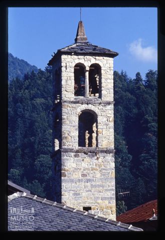 Il campanile della chiesa di Redivo