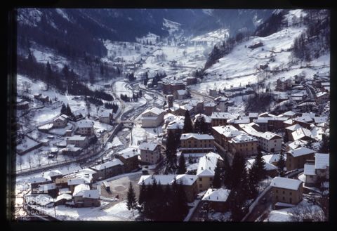 Panorama dall'alto di Branzi