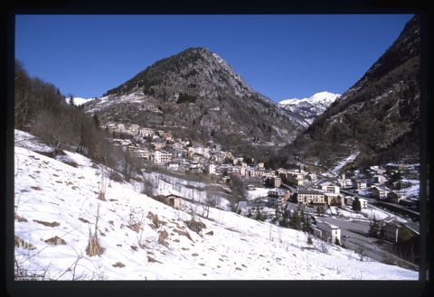 Panorama invernale di Branzi