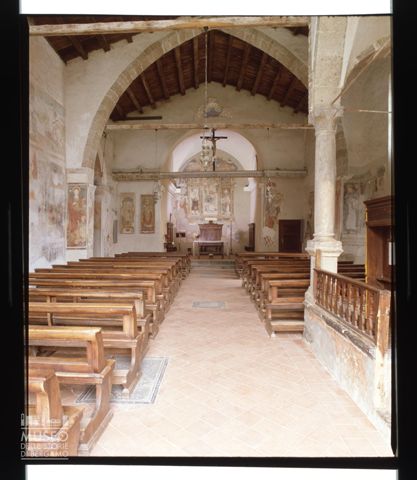 Prospetto interno della Chiesa di Cornello