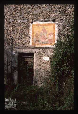 Affresco a tema sacro a Cassiglio