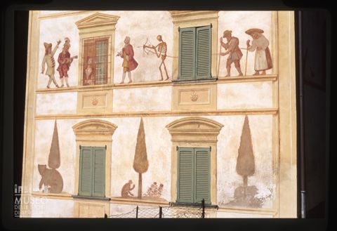 Affresco di Casa Milesi a Cassiglio