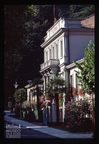 L'entrata alla Stazione termale di San Pellegrino