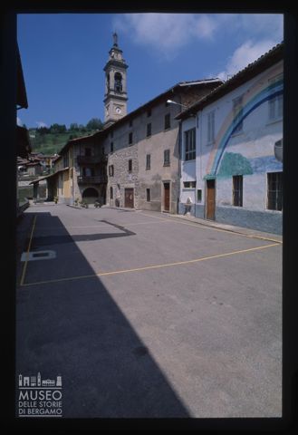 Scorcio del sagrato di Santa Croce