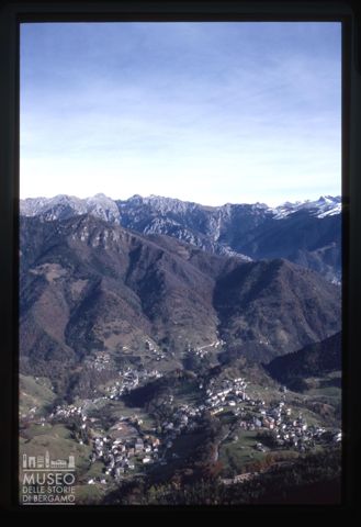 Panorama di Santa Brigida ed Averara