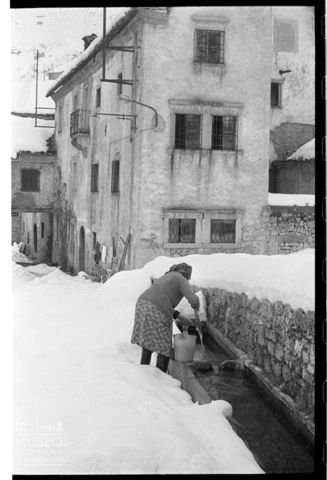 Scena di vita quotidiana in Valle Imagna