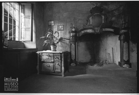 Veduta d'interno di Casa Quarenghi a Rota Fuori