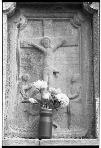 Lapide con immagine sacra a Ca' Gavaggio
