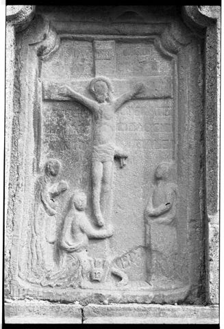 Lapide con immagine sacra a Ca' Gavaggio