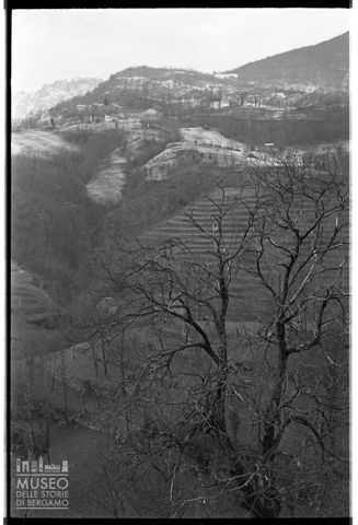 Panorama collinare in Valle Imagna