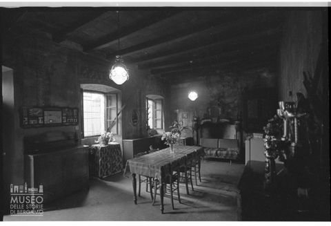Veduta di interno di Casa Quarenghi a Rota Fuori