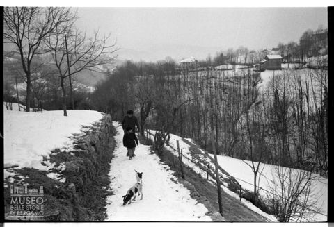 Passeggiata nella neve a Valsecca