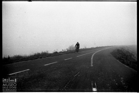 Delta del Po, strada nella nebbia