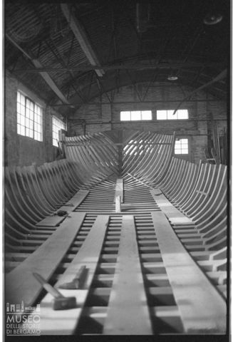 Delta del Po, scafo in costruzione
