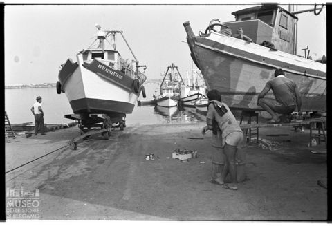 Delta del Po, imbarcazioni nel porto di Goro