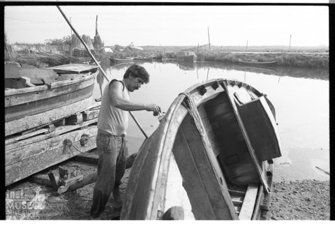 Delta del Po, manutenzione delle battane