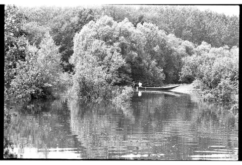 Pescatore sul Canale Mangialoca