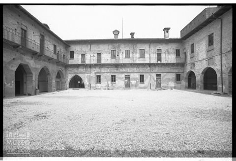 La corte interna del Castello Visconteo di Abbiategrasso