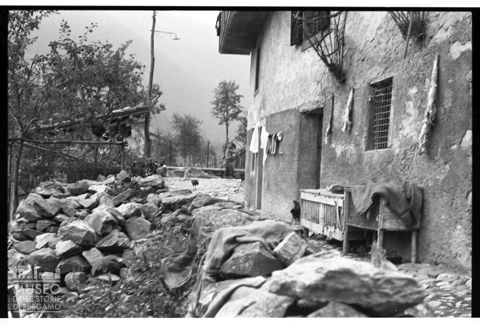 Un'aia in Val Gandino