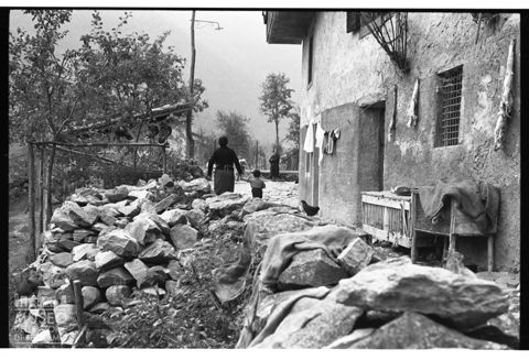 Un'aia in Val Gandino