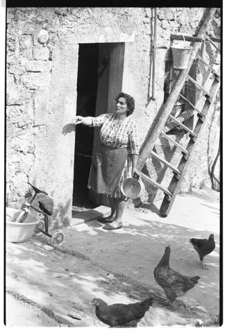 Scena di vita quotidiana in Val Gandino