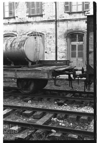 Scorcio della primitiva stazione ferroviaria di Iseo
