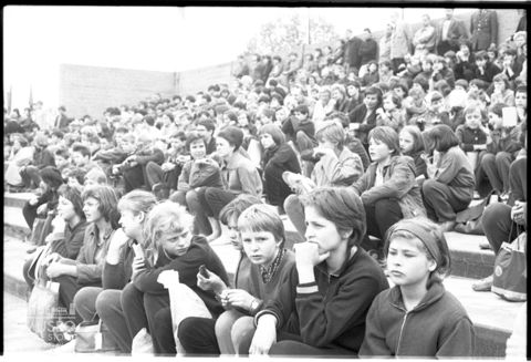 Spartachiade al Grande Stadio di Strahov di Praga