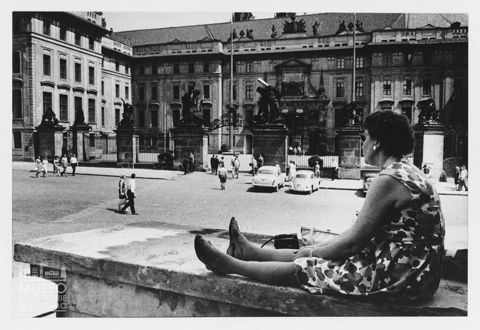 Scena di vita quotidiana a Praga