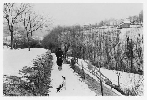 Passeggiata nella neve a Valsecca