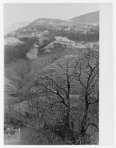Panorama collinare in Valle Imagna