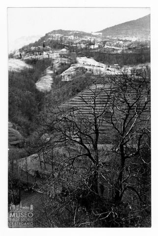 Panorama collinare in Valle Imagna