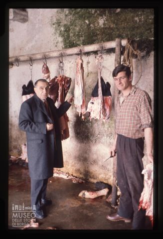 Liborio Bonifacio in un macello