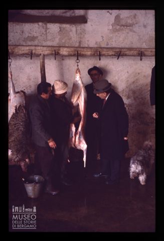 Liborio Bonifacio in un macello