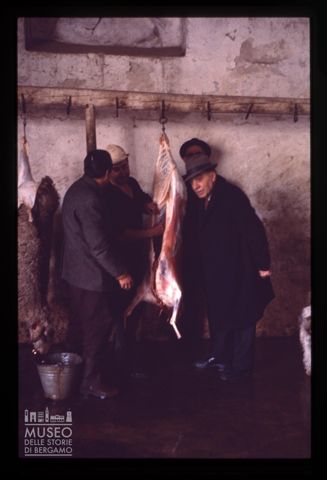 Liborio Bonifacio in un macello