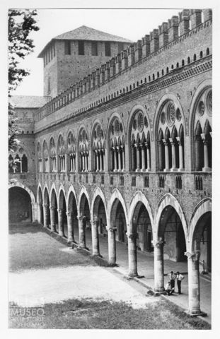 Corte interna del Castello Visconteo di Pavia