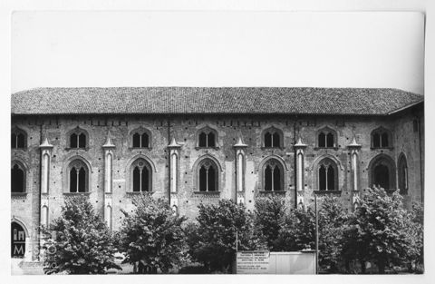 Il Palazzo Ducale nel complesso del Castello Sforzesco di Vigevano