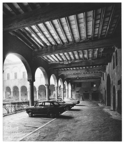 Porticato di un palazzo a Ferrara