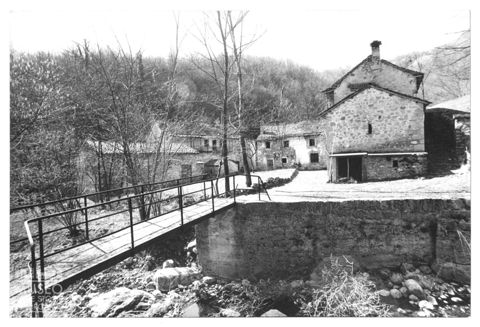 Scorcio di un centro abitato a Sant'Omobono