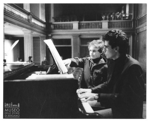 Lezione di musica in Sala Piatti